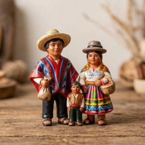 Figura de campesino ecuatoriano