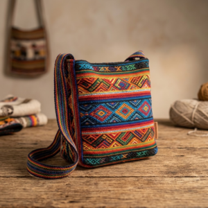 Morral tejido a mano